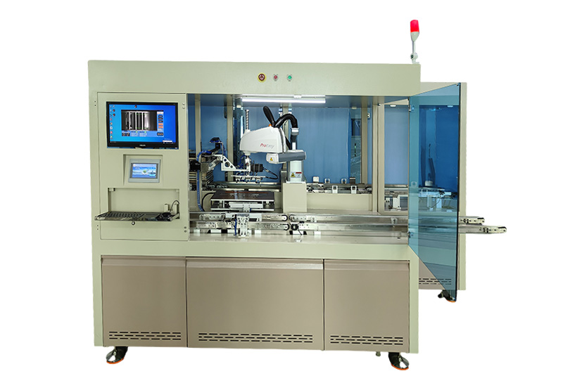 全自动手机盖板玻璃插架机